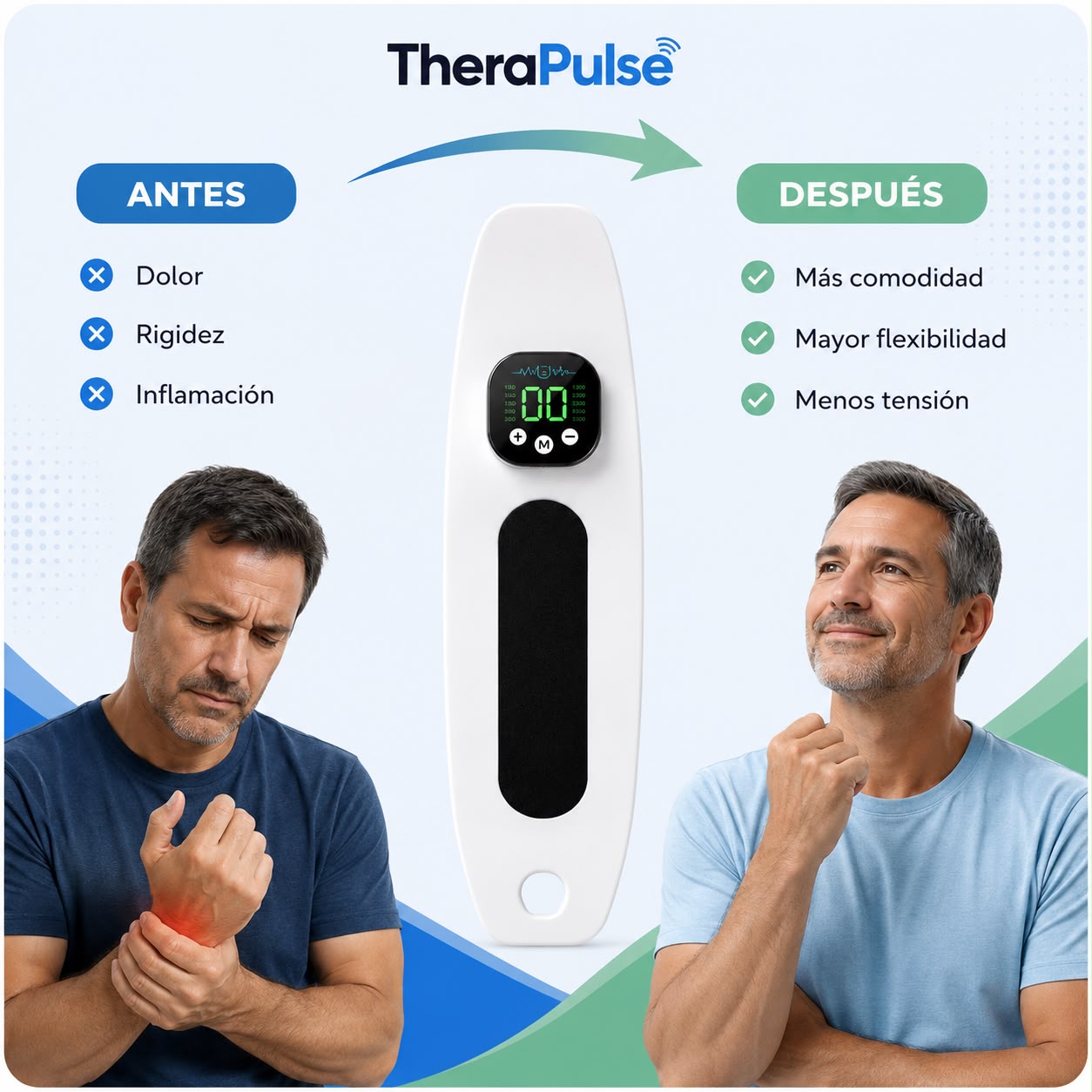 TheraPulse - Masajeador Terapéutico de Muñeca